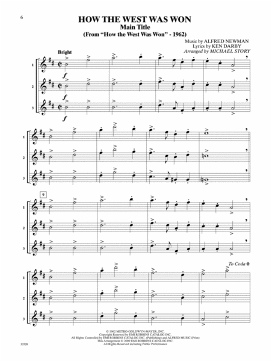 Movie Trios for All Small Ensemble scores gallery preview page 7