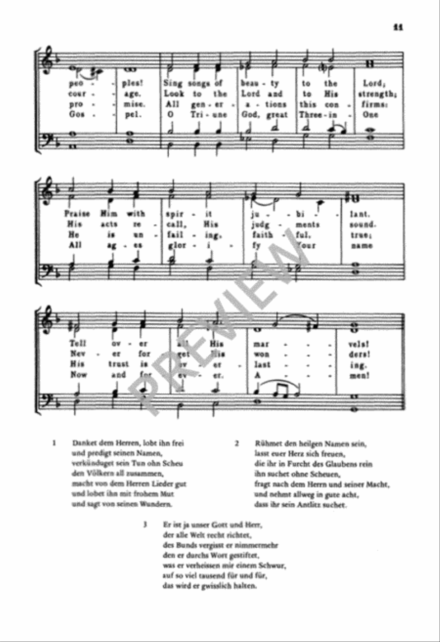 Five Psalms of Praise and the Responsorium from the "Becker Psalter"