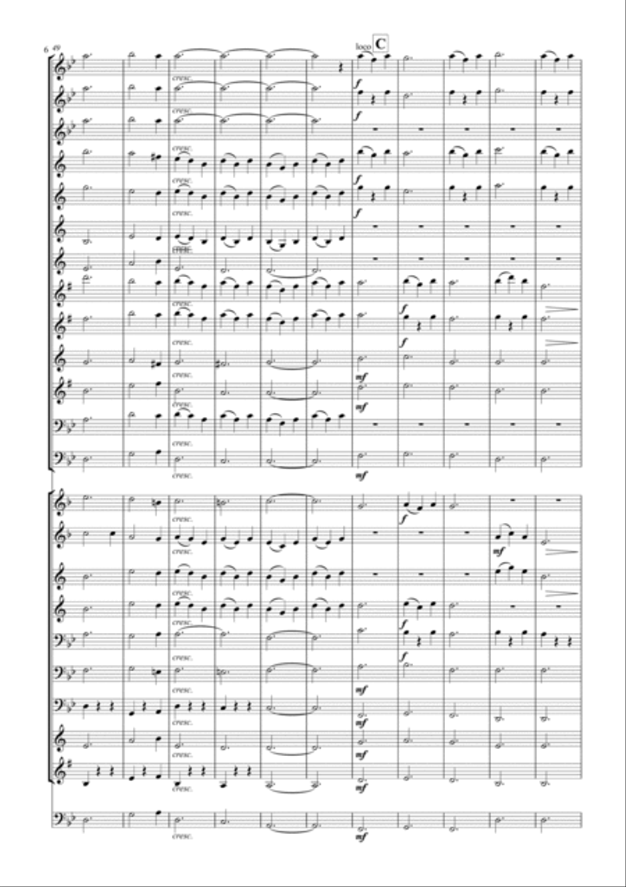 Sailscape for Concert Band Concert Band scores gallery preview page 6