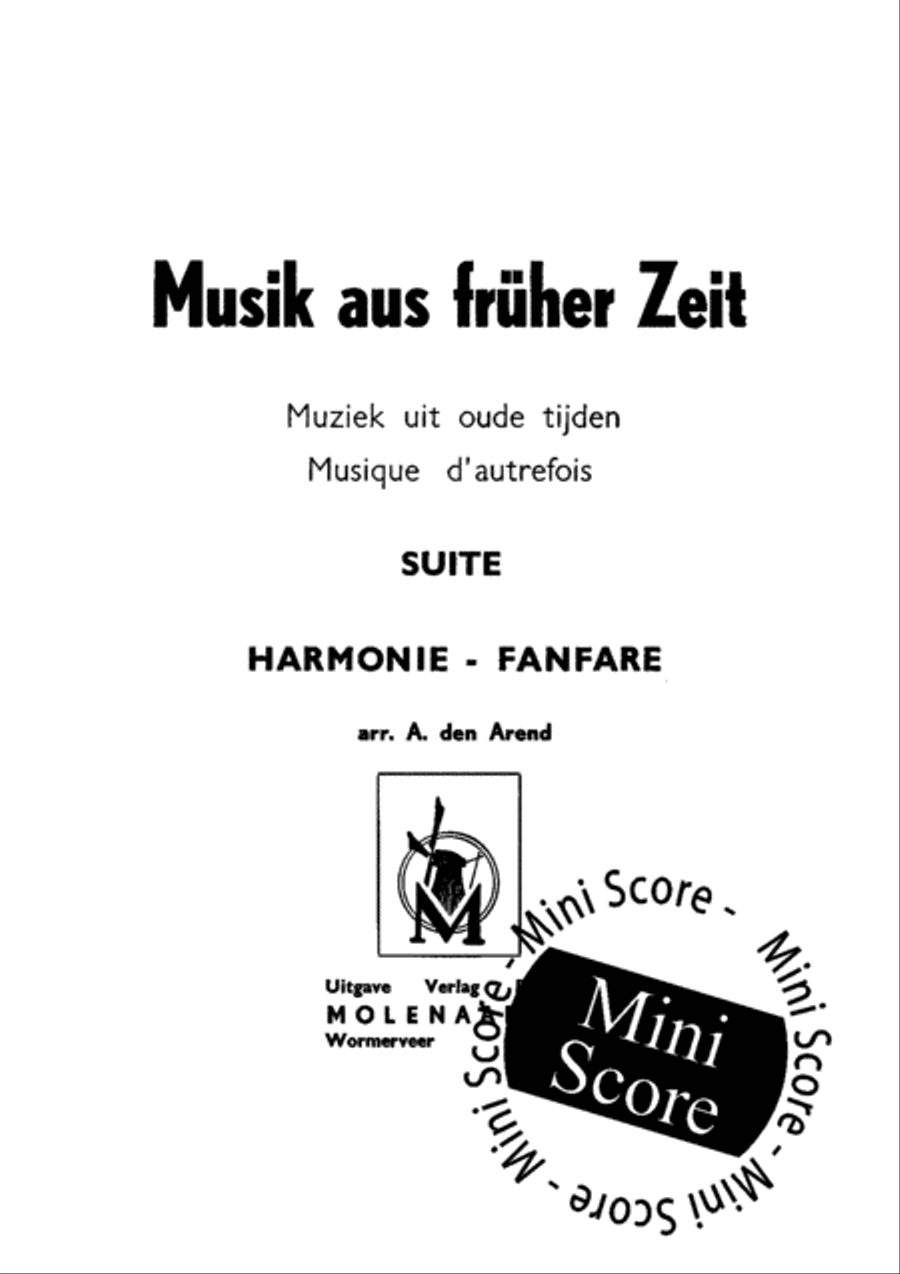 Musik Aus Fruher Zeit Fanfare Band scores gallery preview page 3