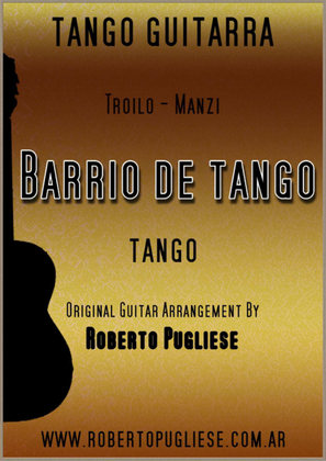 Book cover for Barrio de tango - Tango (Troilo - Manzi)