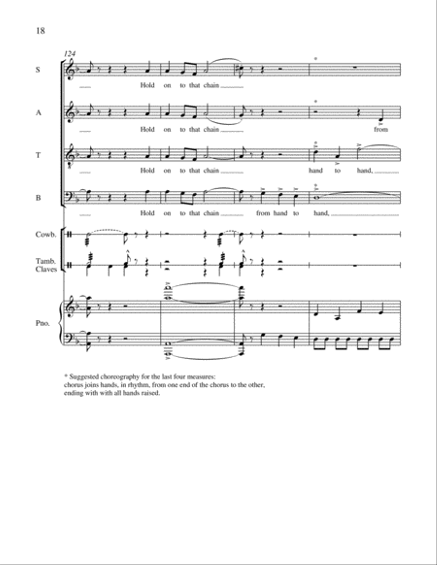 Together in Song: 3. The Gospel Plow 4-Part scores gallery preview page 22