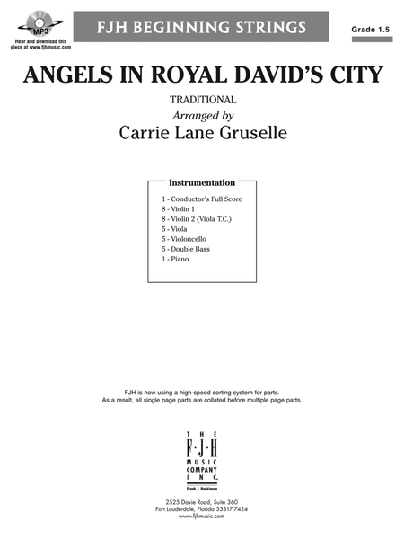 Angels in Royal David's City: Score