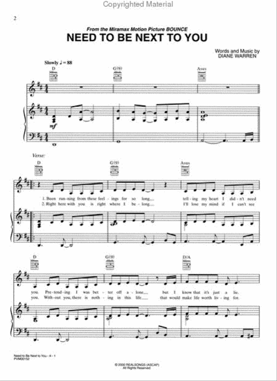 <br>Sheet music extract