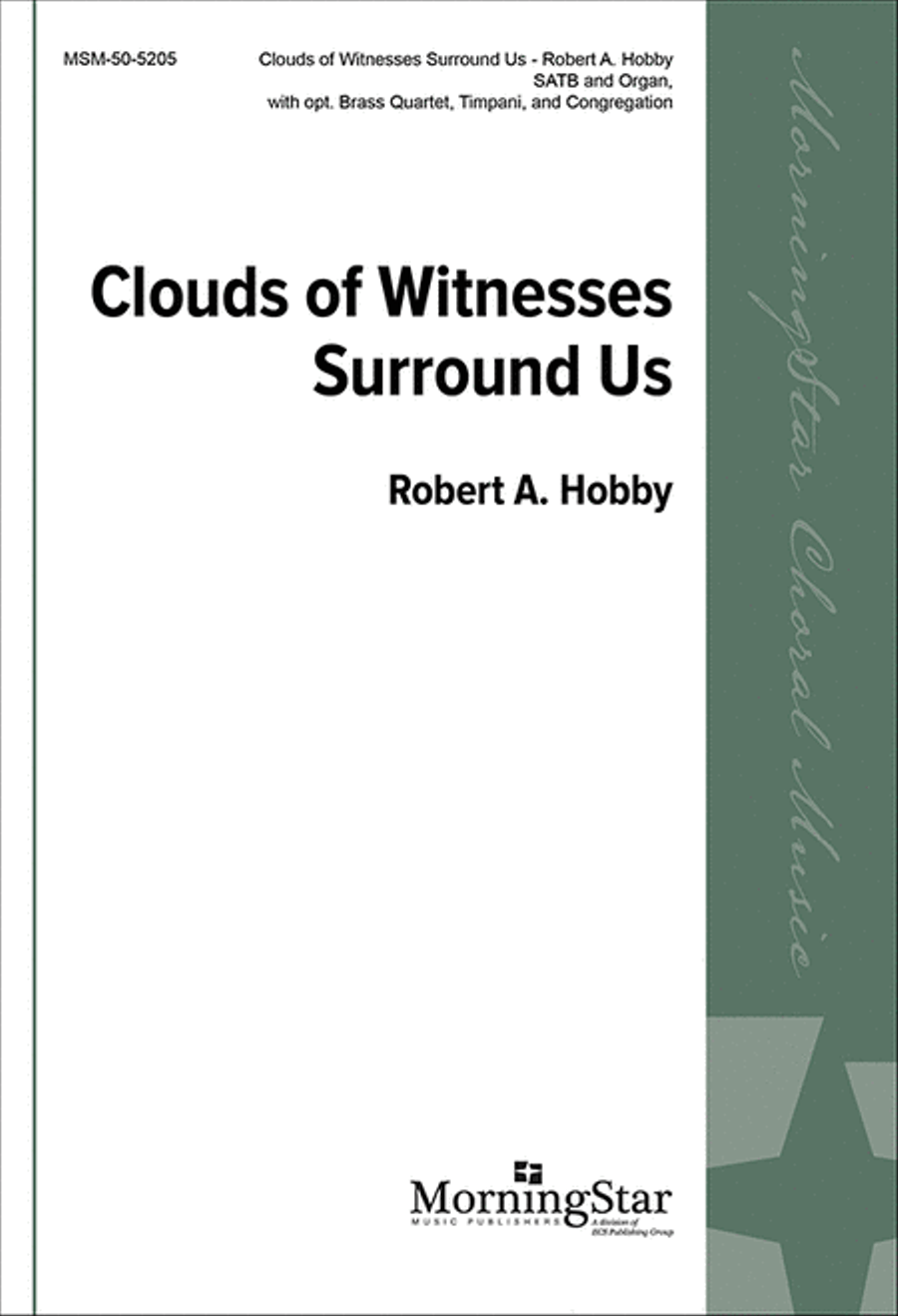 Clouds of Witnesses Surround Us 4-Part scores gallery preview page 1