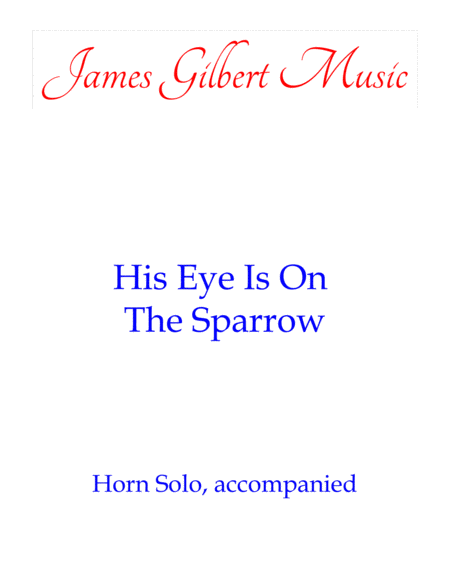 His Eye Is On The Sparrow (HN) image number null