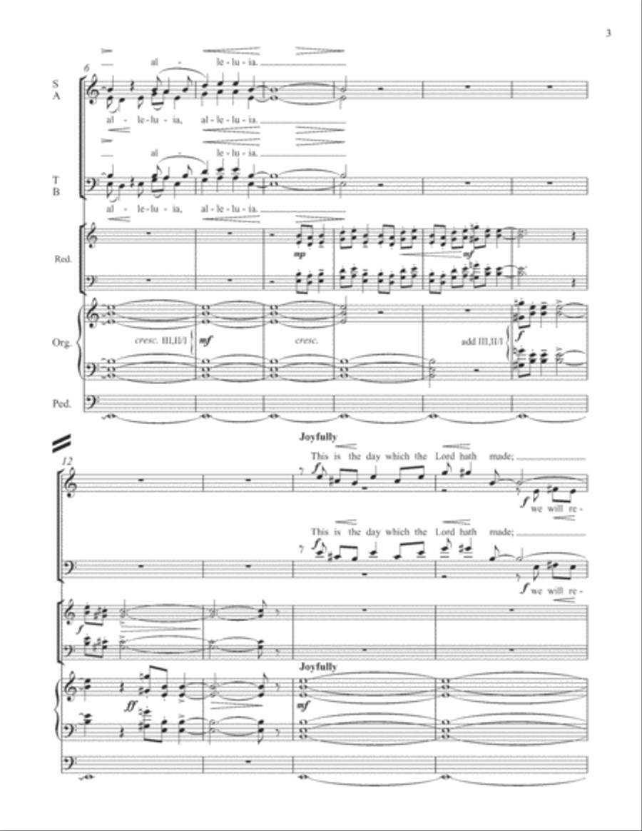 An Easter Introit 4-Part scores gallery preview page 2