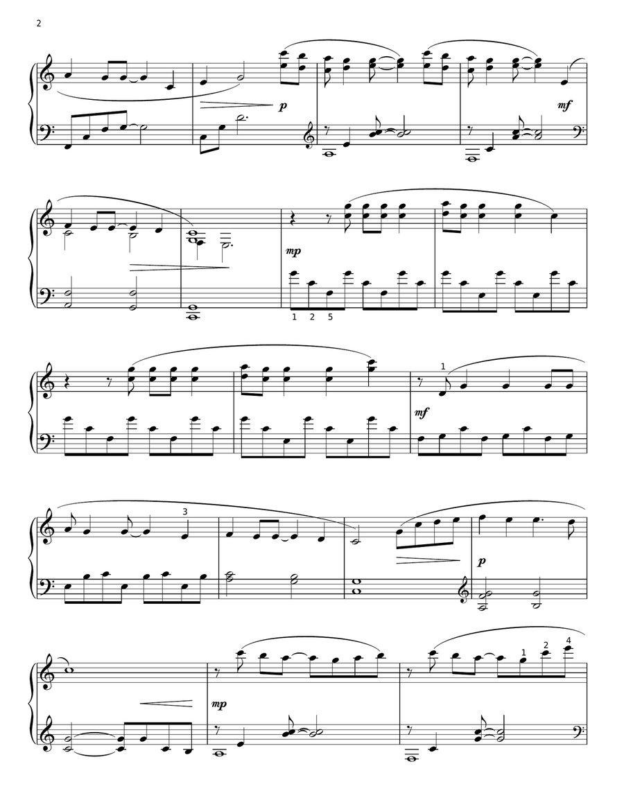 Fields Of Gold (arr. Phillip Keveren) Piano Solo scores gallery preview page 2