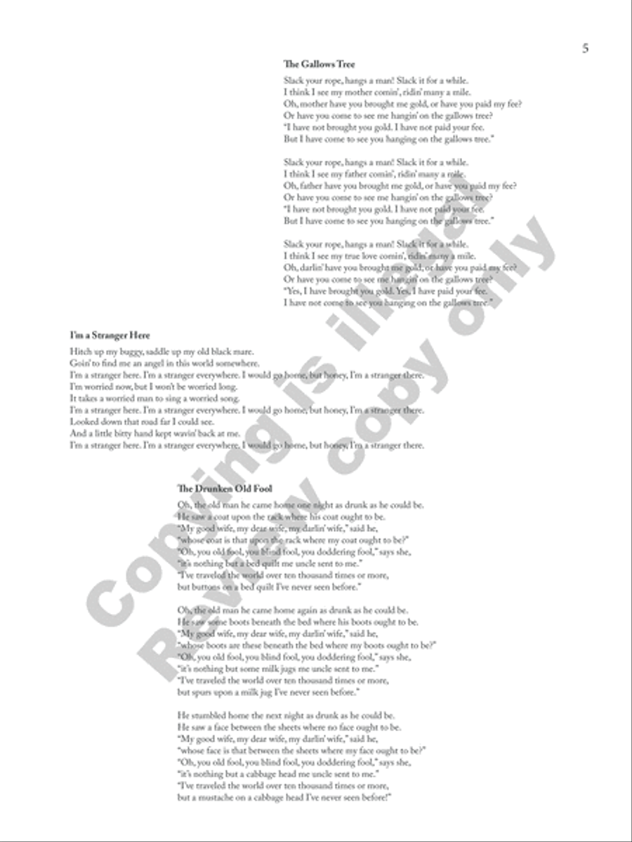 American Folk Set High Voice scores gallery preview page 7