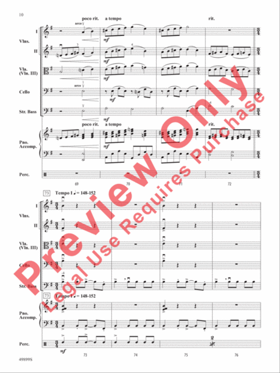 Kingsgate Castle String Orchestra scores gallery preview page 11