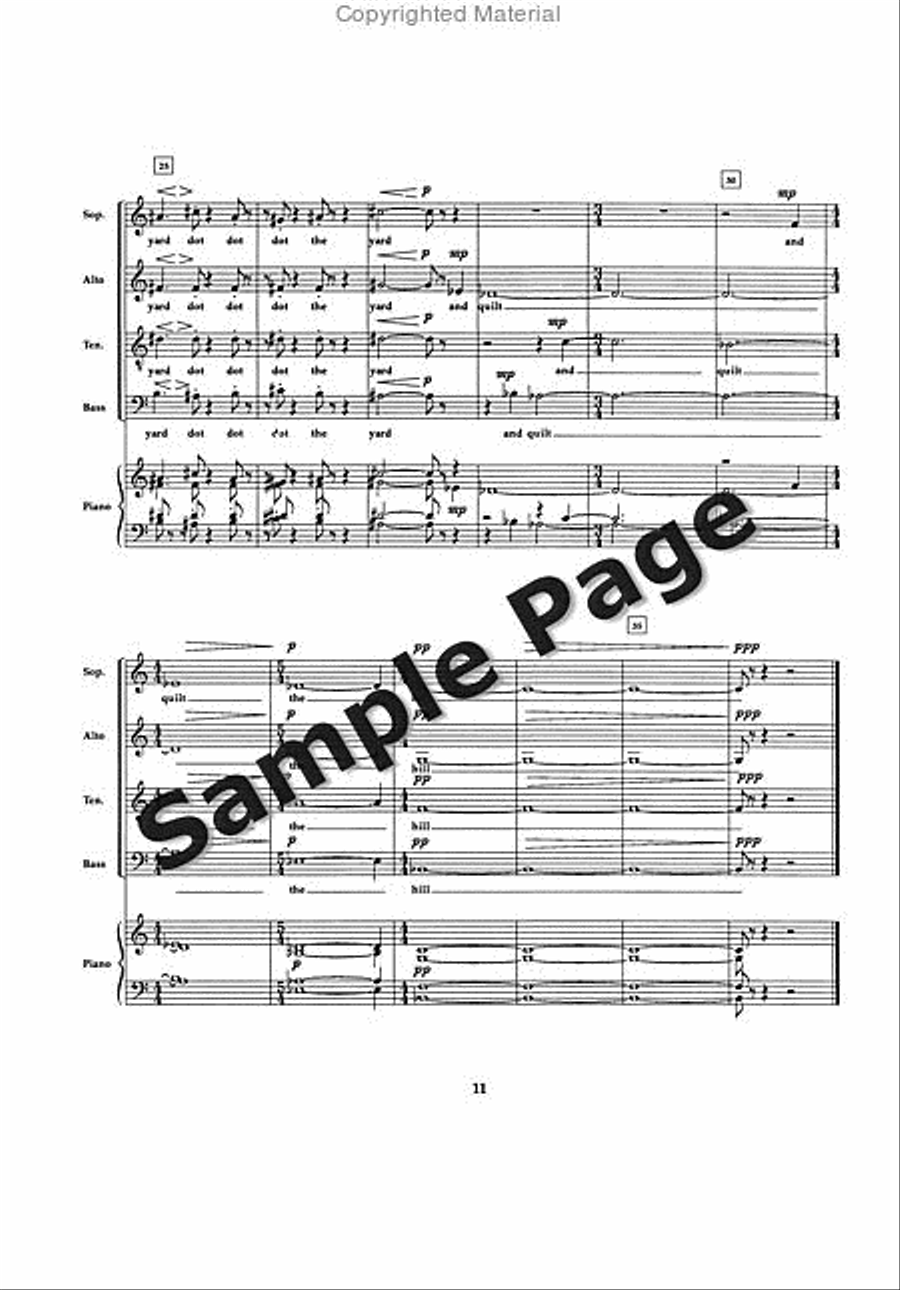 Color and Time 4-Part scores gallery preview page 14