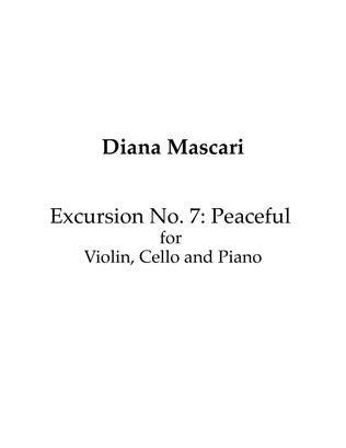 Excursion No. 7: Peaceful for Violin, Cello and Piano