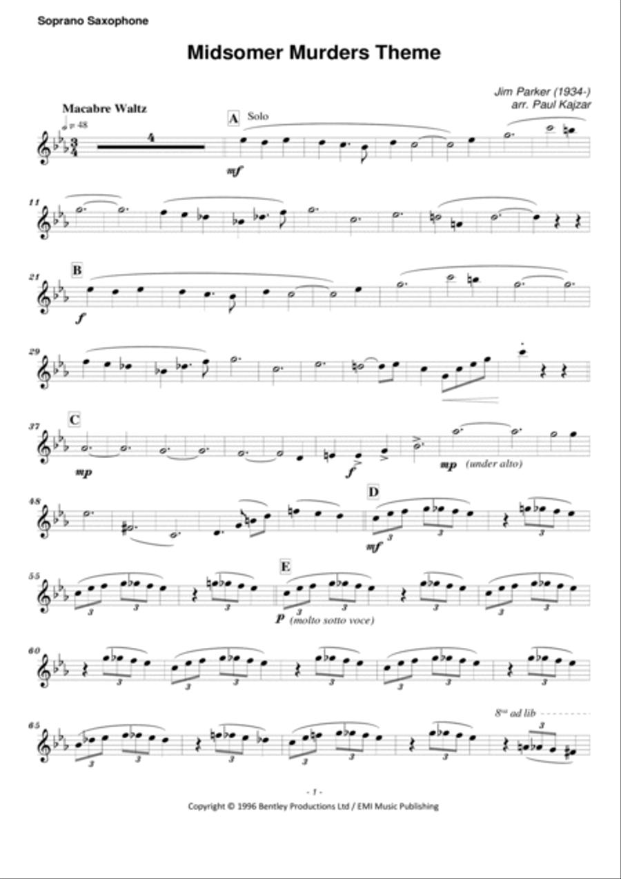 Midsomer murders theme music instrument top