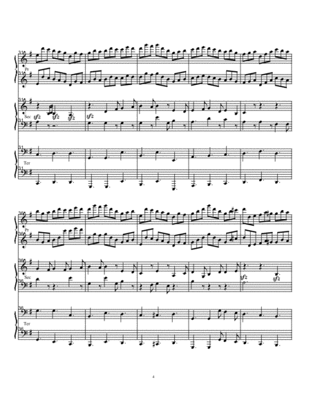 Jesu Joy for Piano Trio (1 Piano 6 Hands)