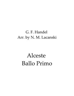 Book cover for Alceste Ballo Primo