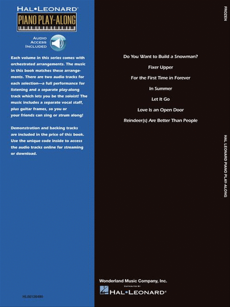 Frozen Piano, Vocal, Guitar scores gallery preview page 7