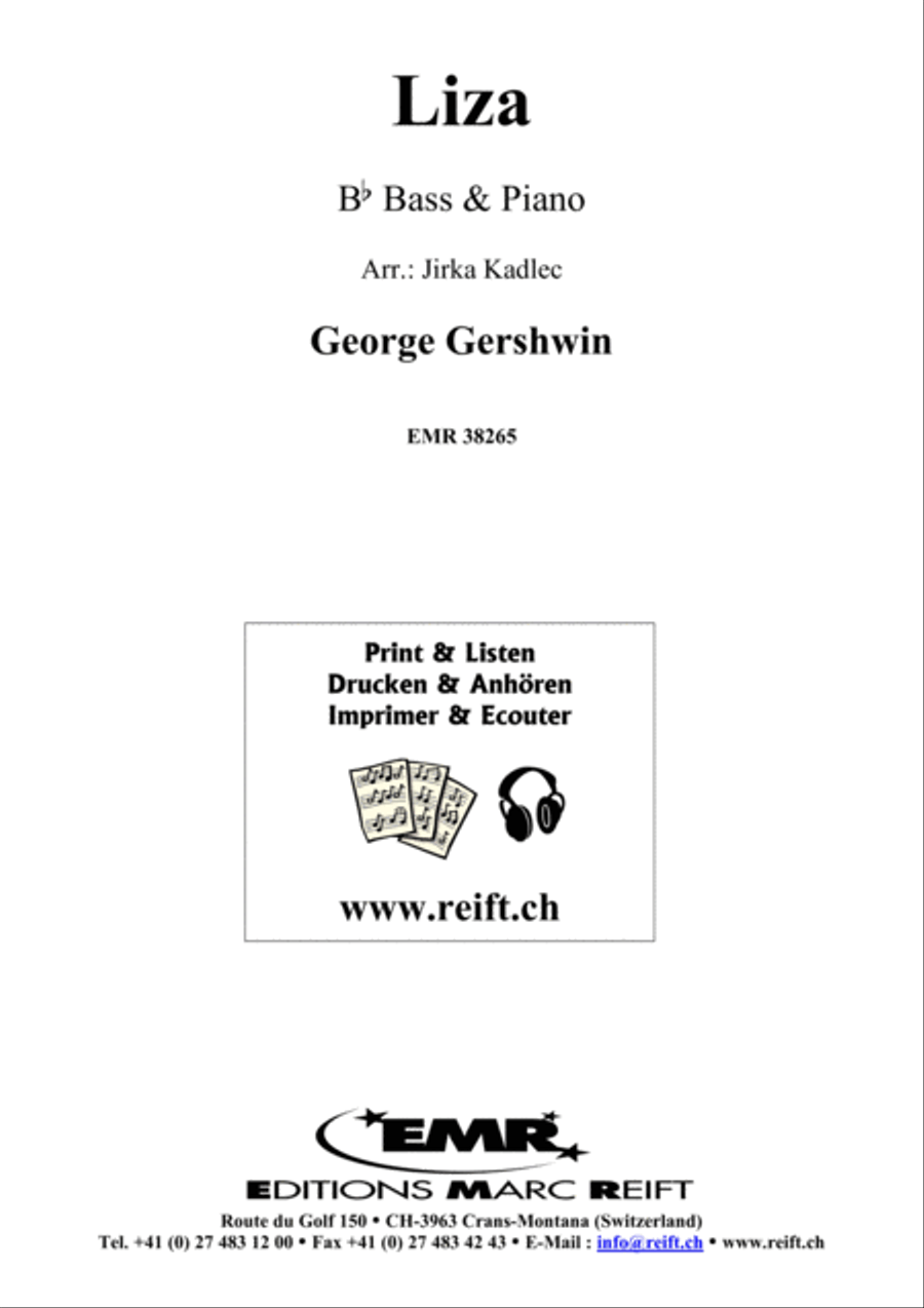 Liza Piano Accompaniment scores gallery preview page 1