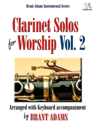 Book cover for Clarinet Solos for Worship, Vol. 2