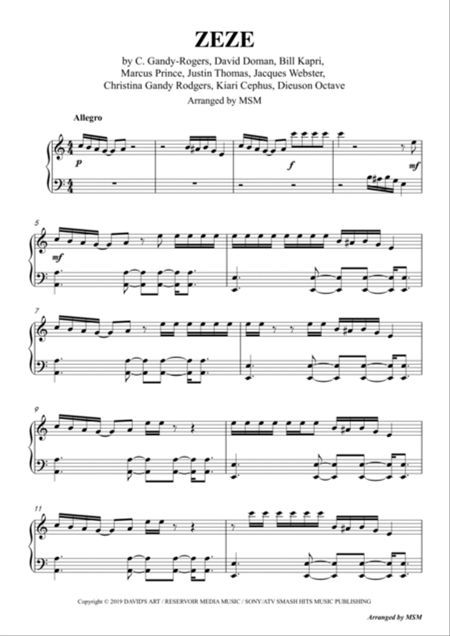 I'm Fine (feat. Travis Scott) Voice scores gallery preview page 3