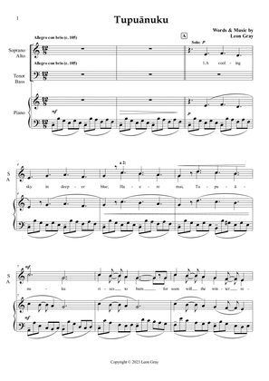 Tupuānuku (Choir version)
