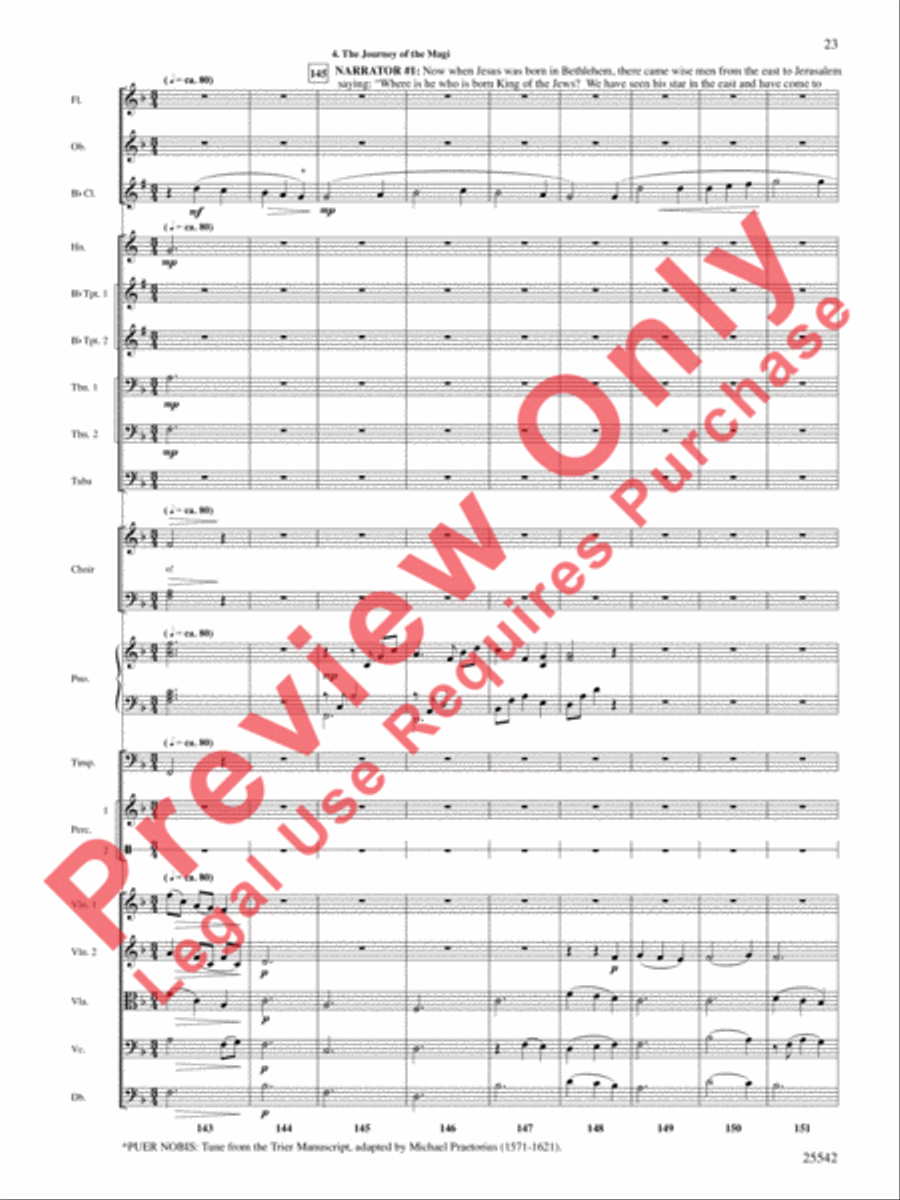 Glory to the Newborn King! Choir scores gallery preview page 24