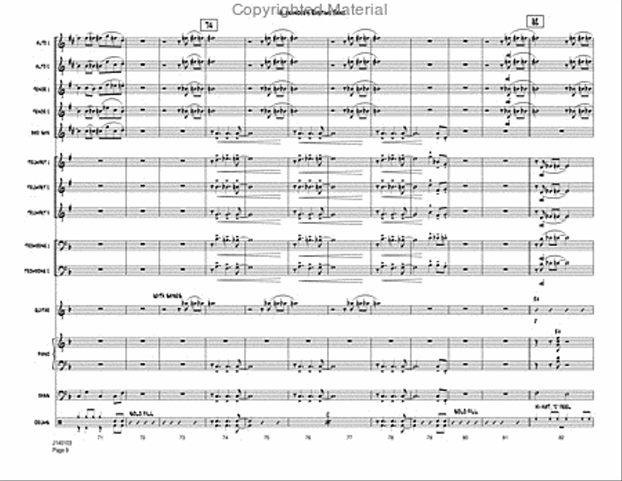 Alexander's Ragtime Band Jazz Ensemble scores gallery preview page 11