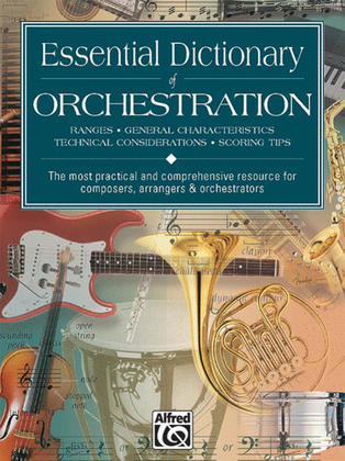 Book cover for Essential Dictionary of Orchestration