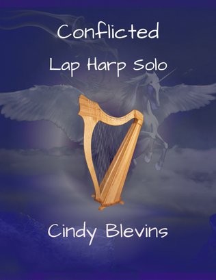 Conflicted, original solo for Lap Harp