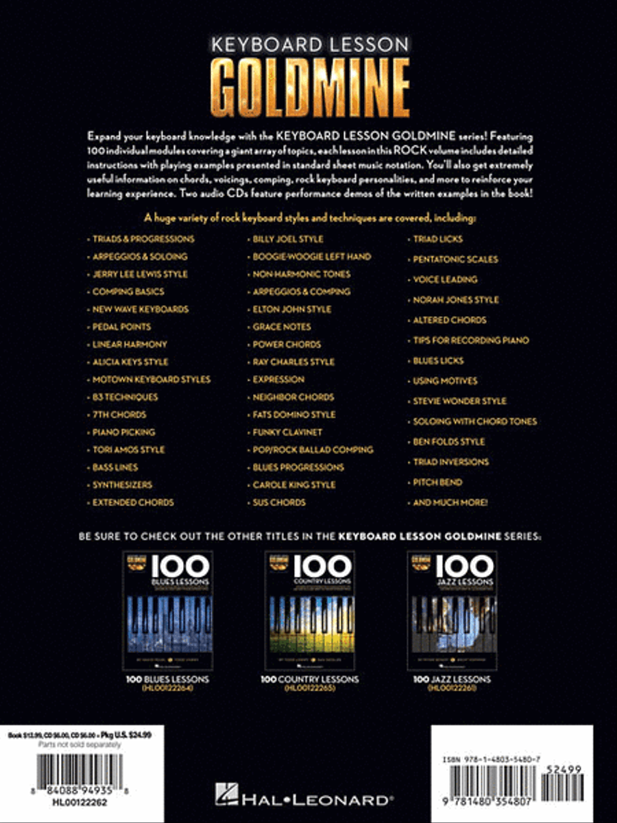 100 Rock Lessons 100 Rock Lessons Piano Method scores gallery preview page 2