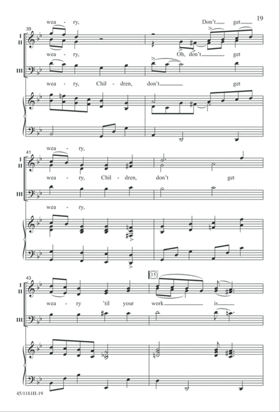 Contemporary Choral Classics 3-Part scores gallery preview page 19