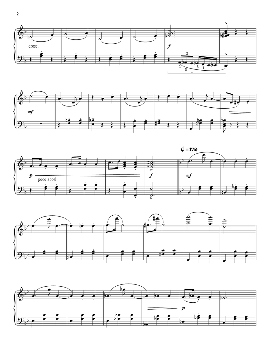 The Christmas Waltz [Classical version] (arr. Phillip Keveren) Piano Solo scores gallery preview page 2