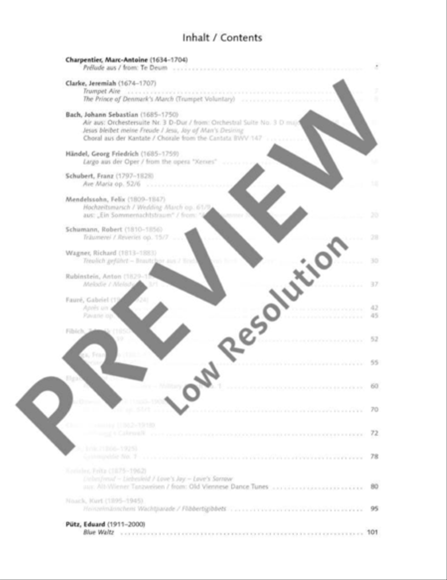 Classical Highlights B-Flat Trumpet scores gallery preview page 4