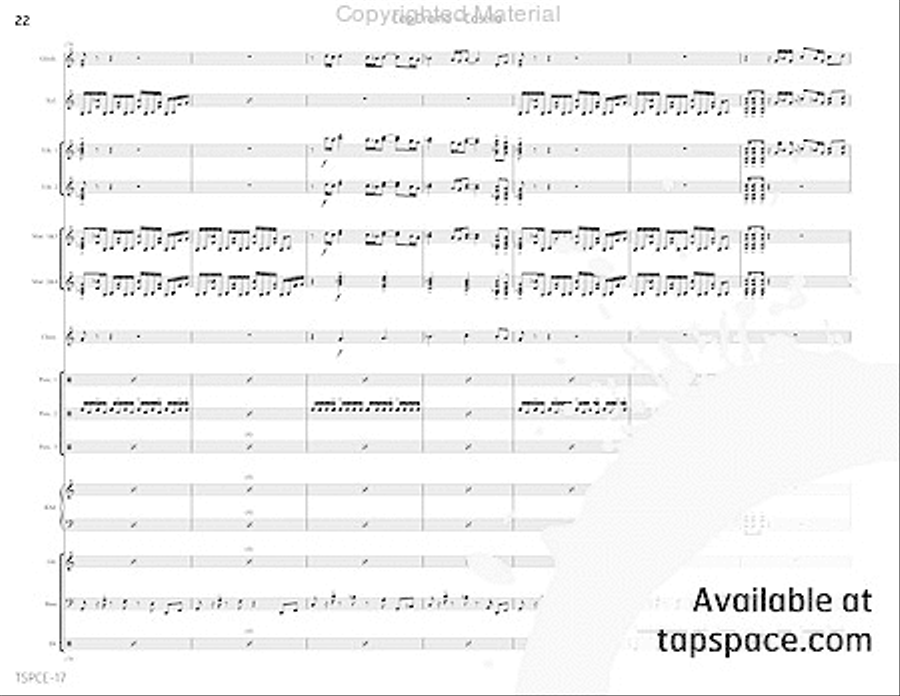 Cop Drama Percussion Ensemble scores gallery preview page 27