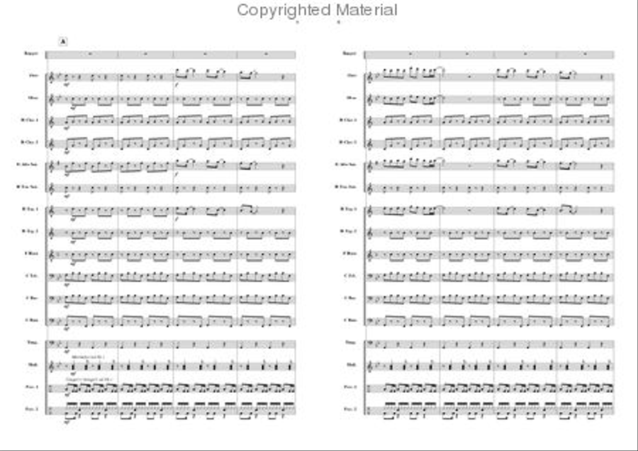 Harry's Rap Concert Band scores gallery preview page 3