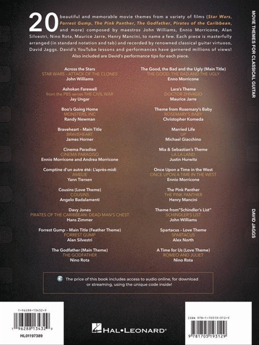 Movie Themes for Classical Guitar Acoustic Guitar scores gallery preview page 9