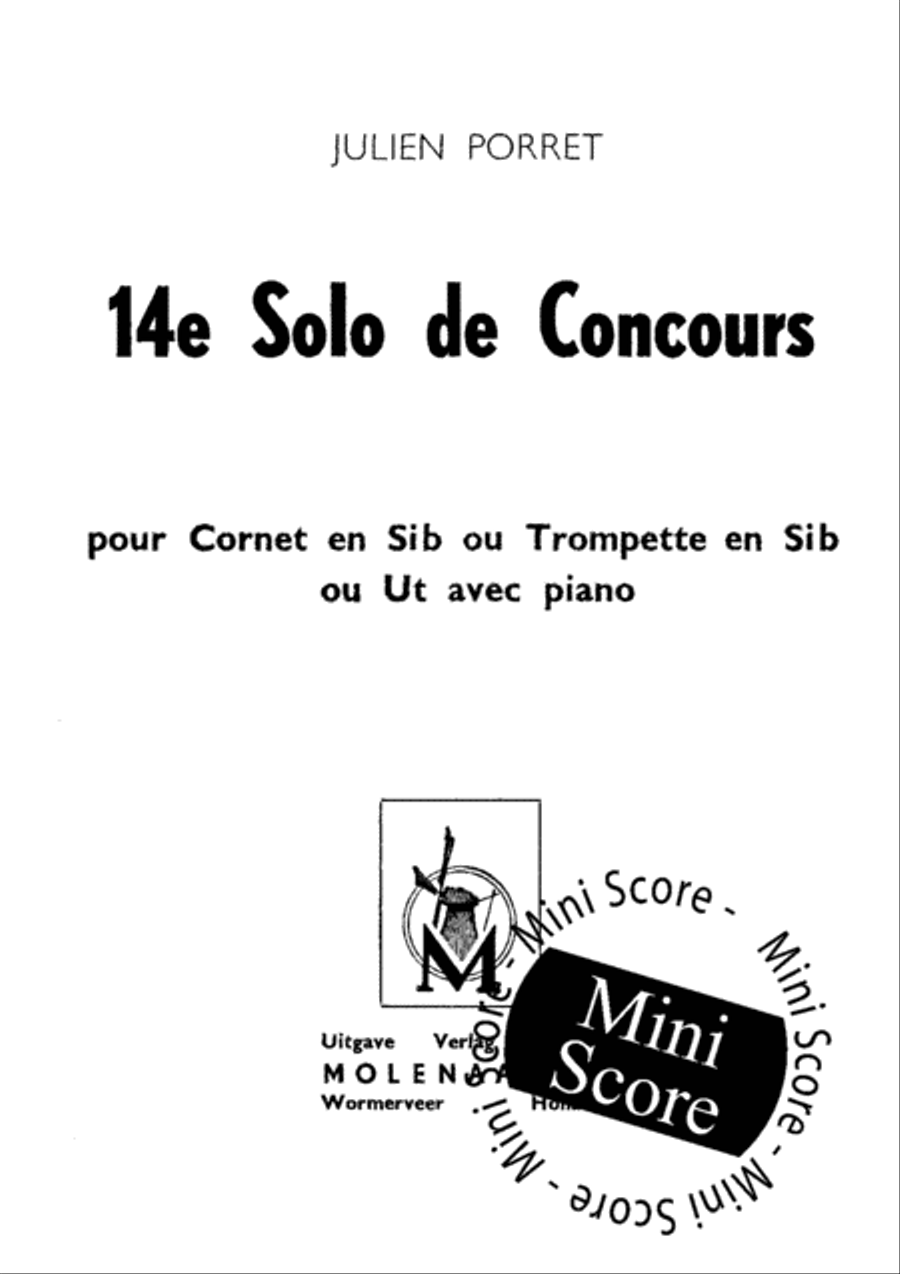 14e Solo de Concours 14e Solo de Concours Piano Accompaniment scores gallery preview page 3