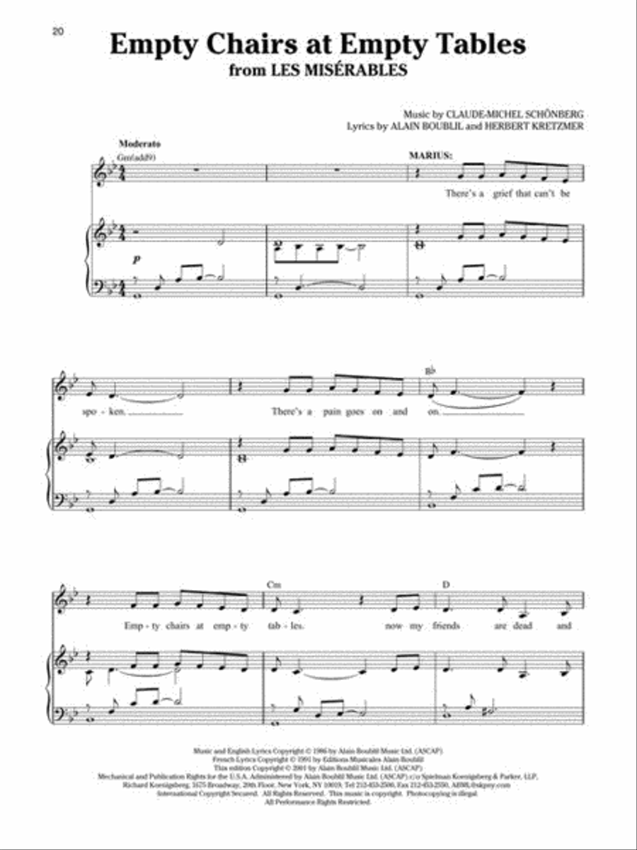 Musical Theatre Anthology for Teens Voice scores gallery preview page 5