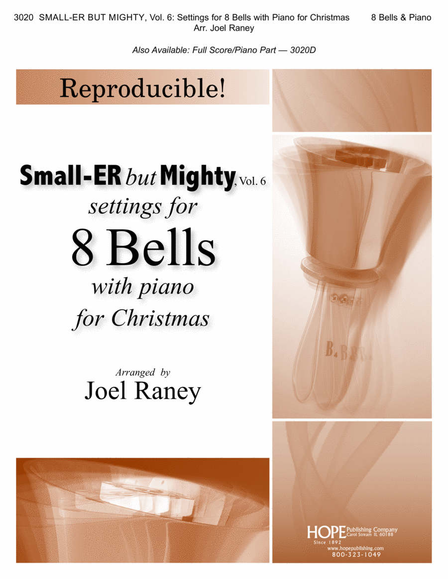 Small-ER But Mighty, Vol. 6, Settings for 8 Bells with Piano for-Digital Version Handbell Choir scores gallery preview page 1