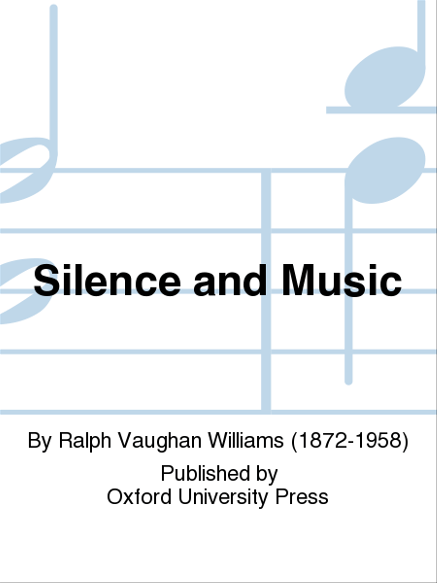Silence and Music 4-Part scores gallery preview page 1