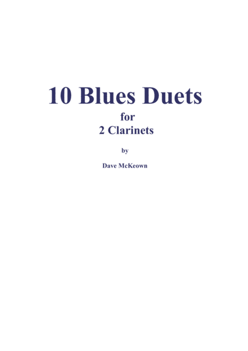 10 Blues Duets for Clarinet image number null