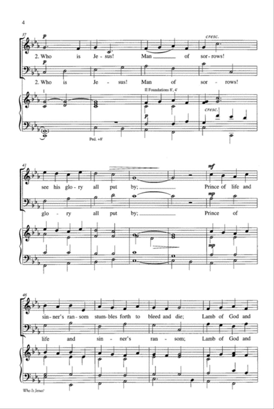 Who Is Jesus? 3-Part scores gallery preview page 4
