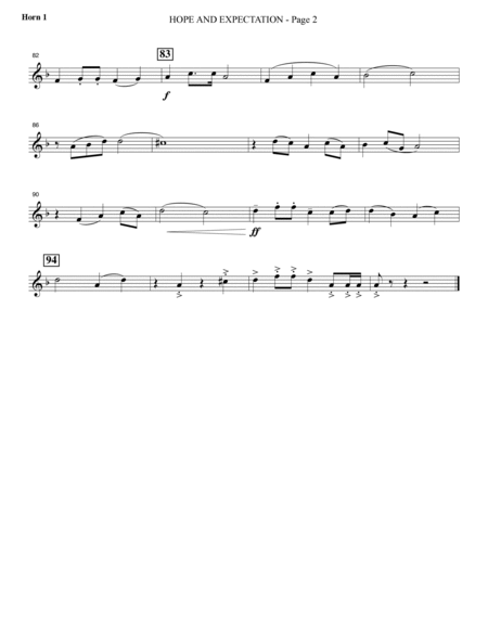 Appalachian Winter (A Cantata For Christmas) - F Horn 1