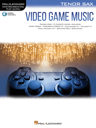 Book cover for Video Game Music for Tenor Sax