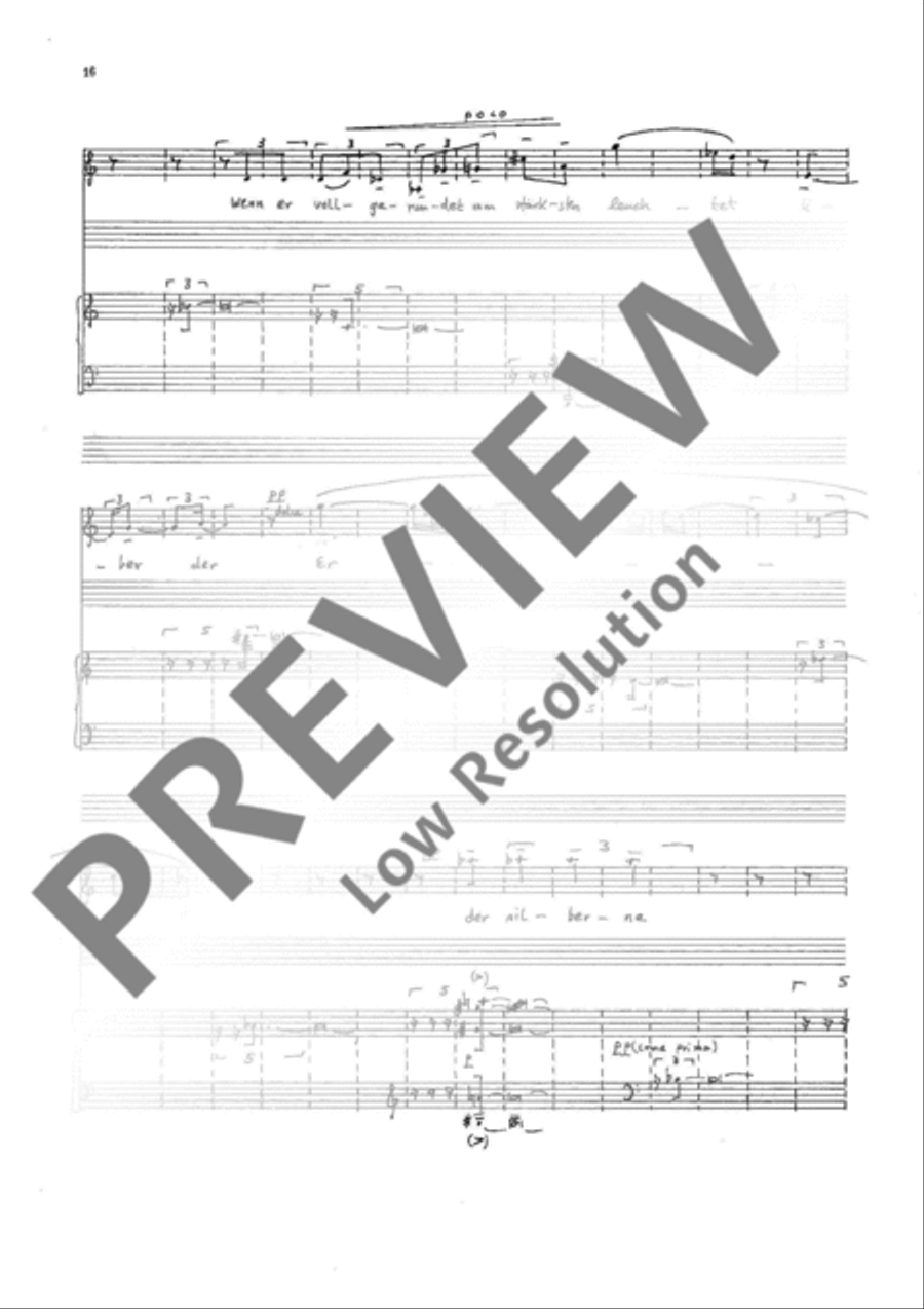 Sappho-Gesänge Mezzo-Soprano Voice scores gallery preview page 17