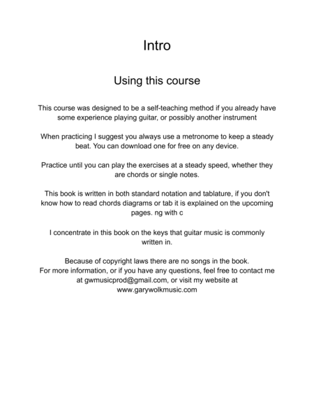 The Fundamentals Guitar Course - Revised Edition