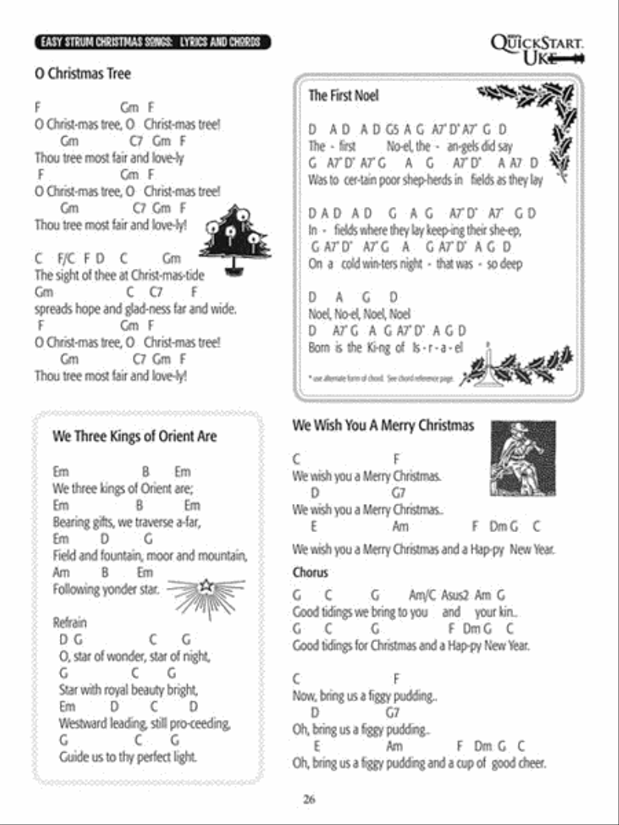Ukulele Christmas Songs Ukulele scores gallery preview page 6