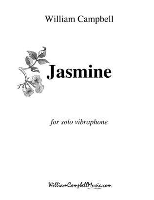 Book cover for Jasmine, for solo vibraphone