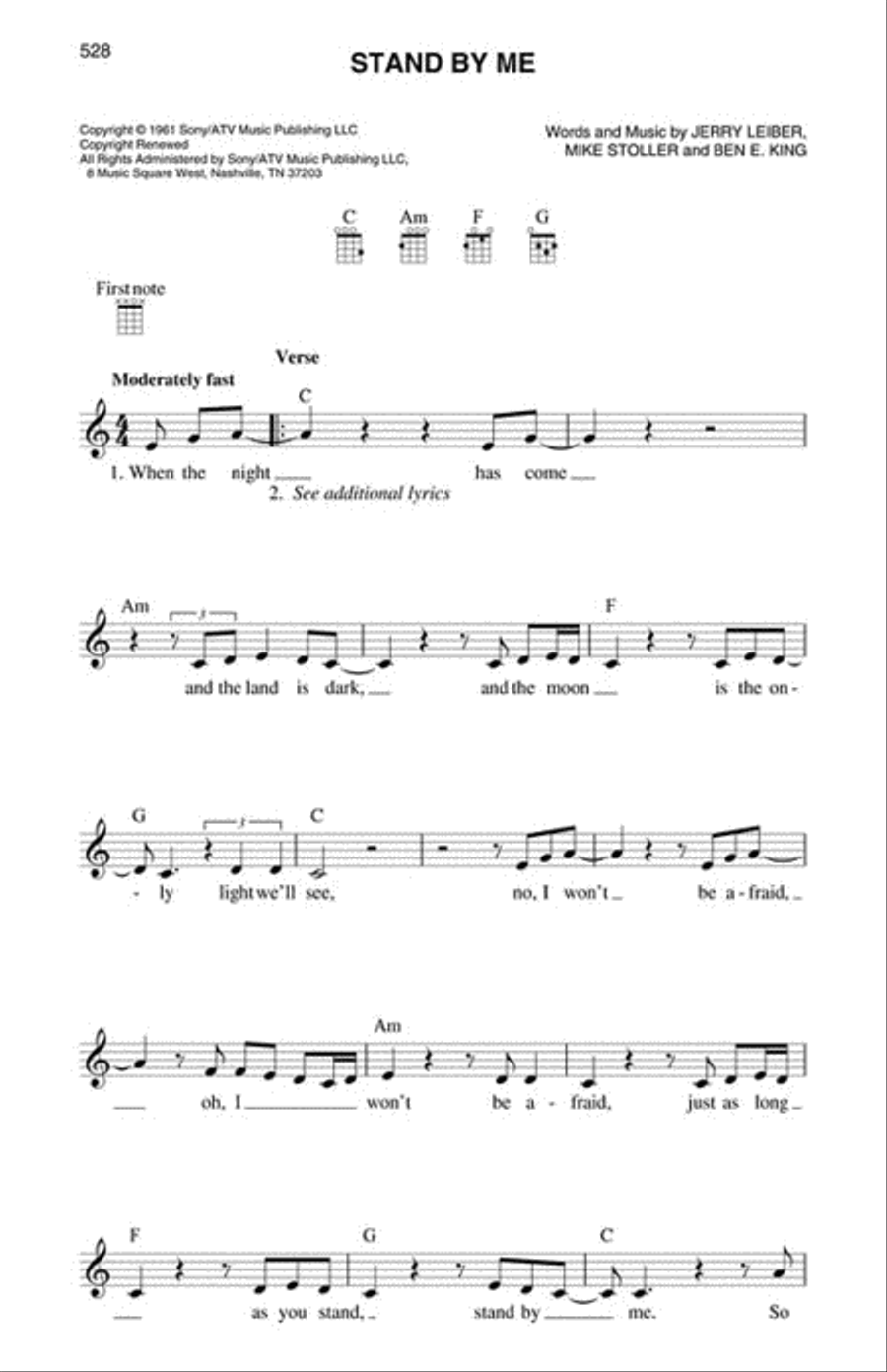 Ukulele Fake Book Piano scores gallery preview page 7