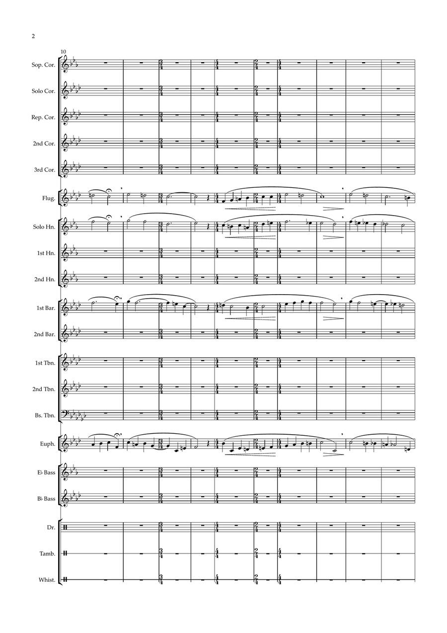 Heroes And Villains Brass Band scores gallery preview page 2