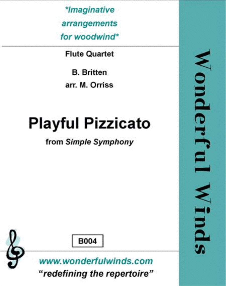 Playful Pizzicato Playful Pizzicato Flute Quartet scores gallery preview page 1